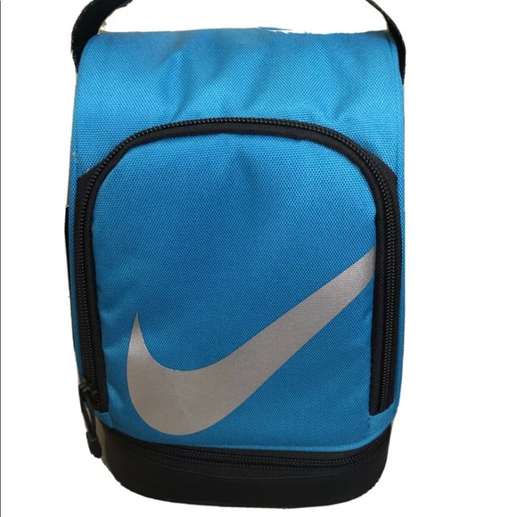 blue nike lunch box